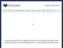 Tablet Screenshot of northwoodfamilyoffice.com